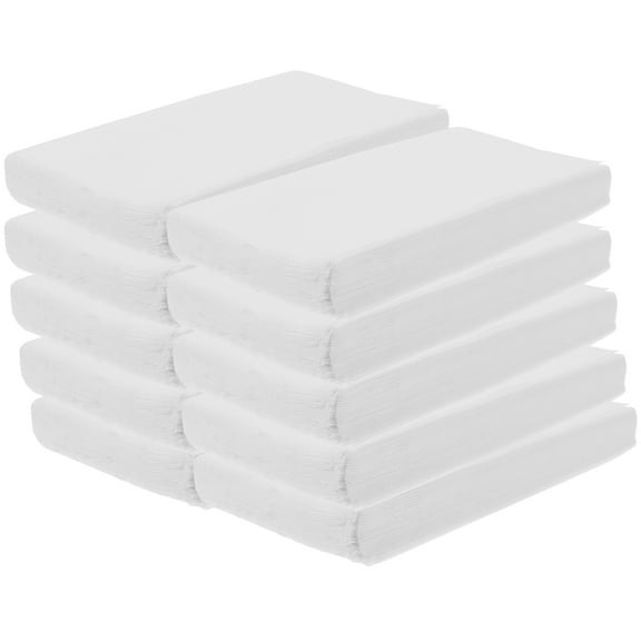 ELAYARD Car Tissue Refill Facial Tissue Soft White Synthetic for Daily Use Convenient for Home and Car 10 Bags