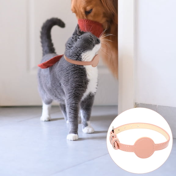 ELAYARD Lightweight Adjustable PU Cat Collar with for Safe Pet Identification and Comfort