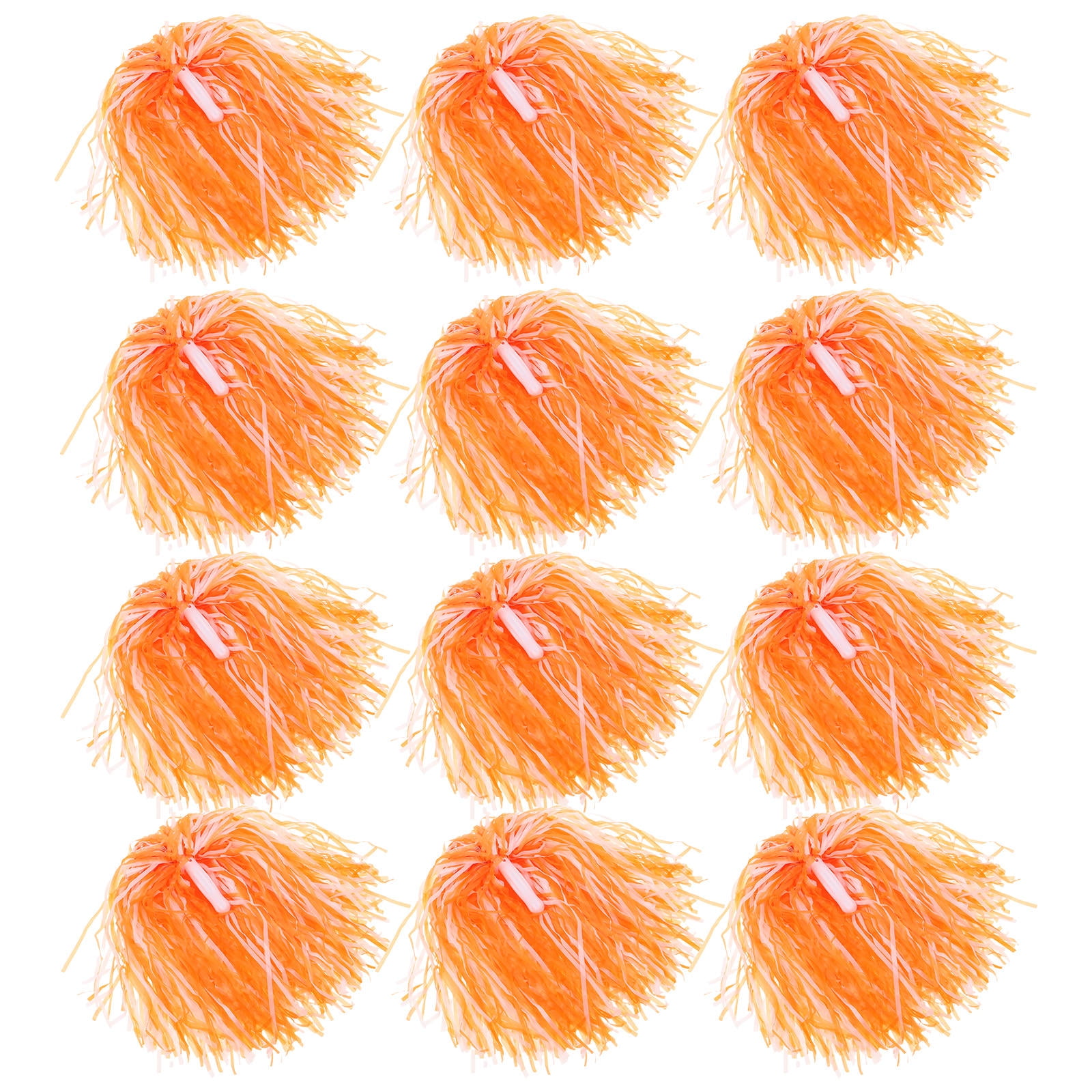 ELAYARD Matte Finish Cheerleading Pom Poms 18 Pieces Lightweight Multi-Color for School Sports Events