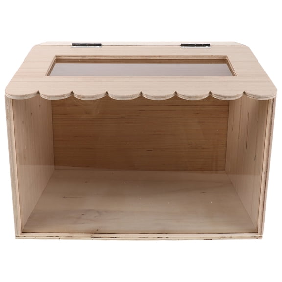 ELAYARD Chicken Brooder Box with Multilayer Structure and Quiet Environment for Small Birds in Beige