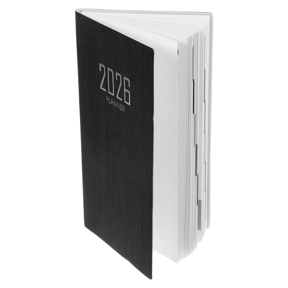 ELAYARD Daily Scheduling Pocket Planner Black Paper for Professionals 1Pack