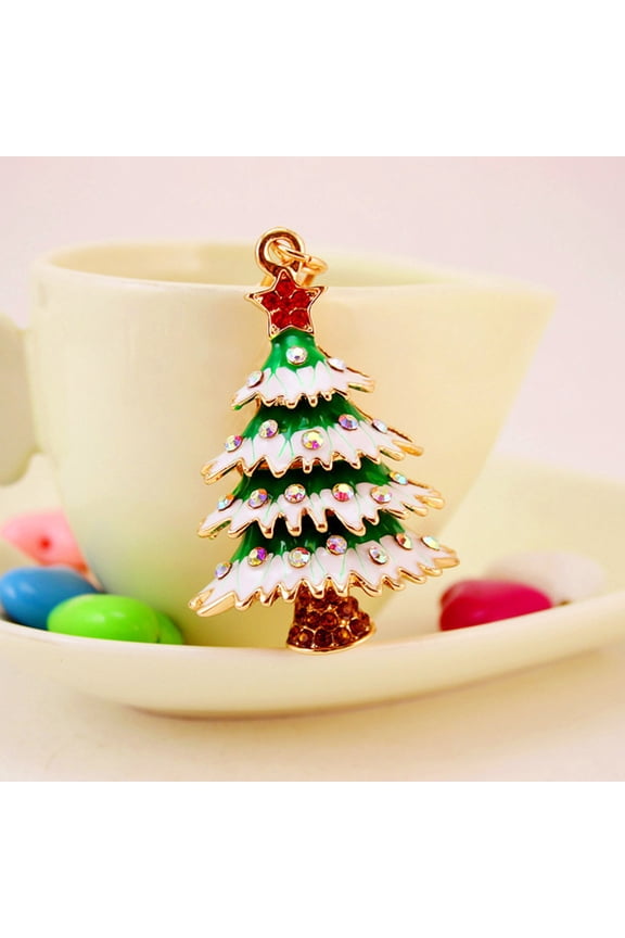2-Pack Holiday Keychain Set in Mixed Colors, Christmas Decoration Accessories for Festive Cheer and Giving