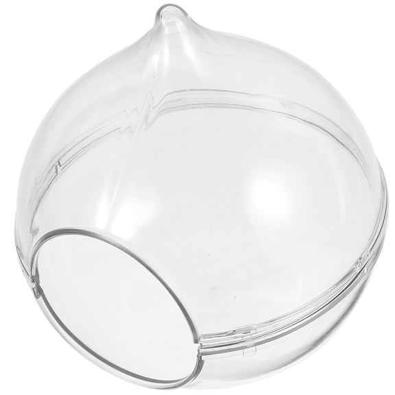 ELAYARD Acrylic Hamster Sand Bath Box Transparent Small Pet Bathroom for Gerbils Chinchillas