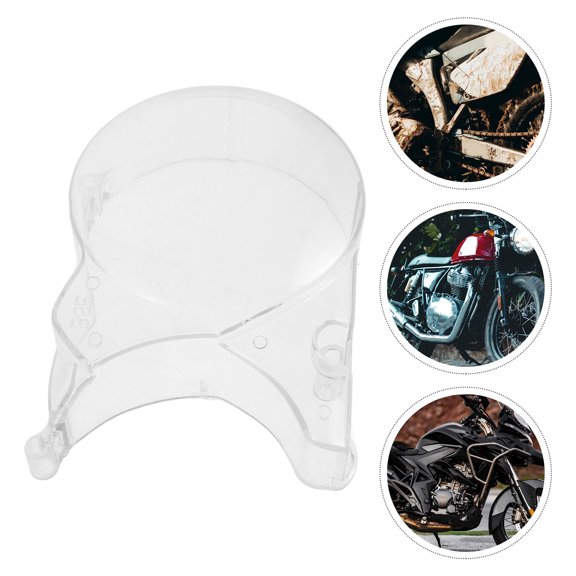ELAYARD Clear Motorcycle Engine Case Cover Left Side Motor Engine Protector with Practical Design for Car
