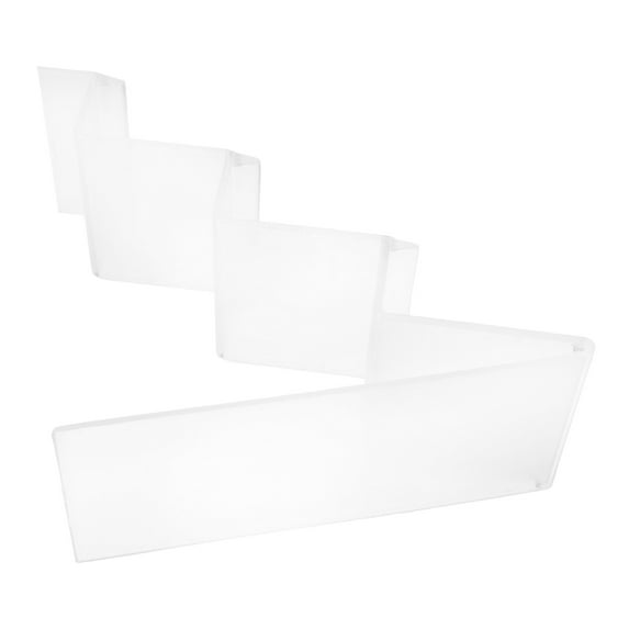 ELAYARD Back to School Clear Acrylic Storage Riser Wallet Display Rack 1Set