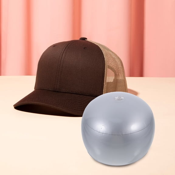 ELAYARD Hat Support Inflatable Hat Shaper Silver for Wigs 1Pack