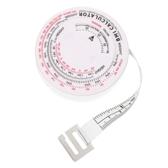 ELAYARD Clothing Measuring Tape Multipurpose Design For Body Mass Measurement White 1Set