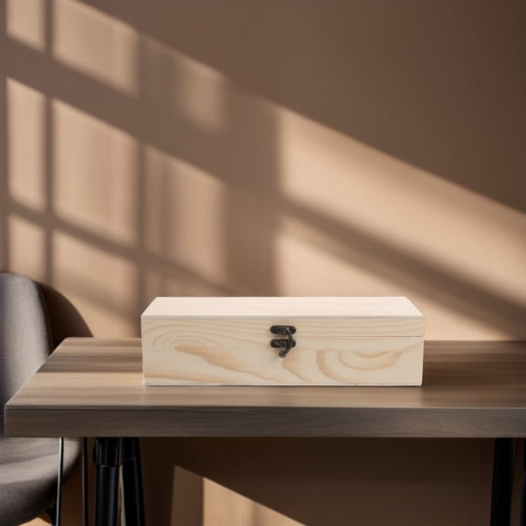 ELAYARD Tea Bag Storage Organizer Decorative Wooden Box Beige 1Pack for Business Trips