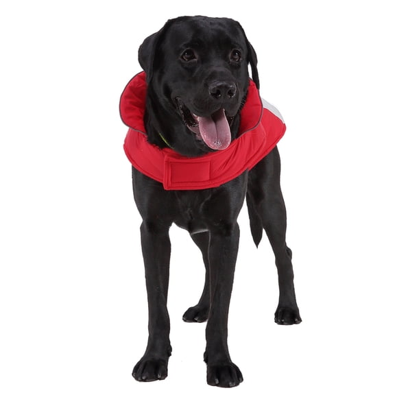 ELAYARD Comfortable Red Reflective Pet Coat Dog Jacket for Walking Jogging and Photos