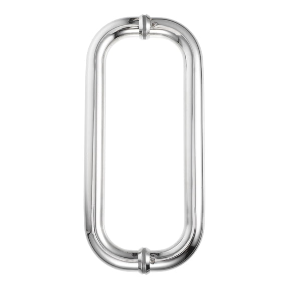 ELAYARD L-Shaped Commercial Door Pull Handles 304 Stainless Steel Silver