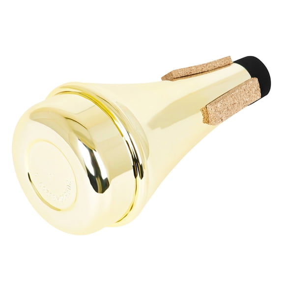 ELAYARD Golden ABS Compact Trumpet Practice Mute Noise Silencer
