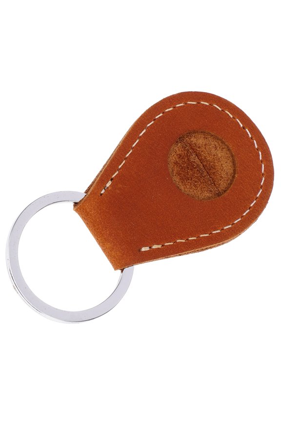 Light Brown Stylish Access Card Holder Key Chain with Multifunctional Case Design