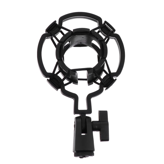 ELAYARD Universal Microphone Mount Black Plastic Shockmount for Studio Sound Isolation