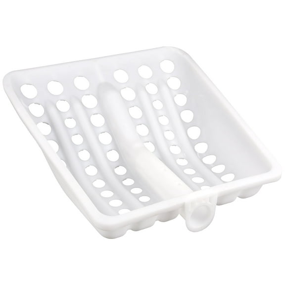 ELAYARD White Sewage Shovel Multi Functional Plastic Sifting Scoop for Drain Cleaning