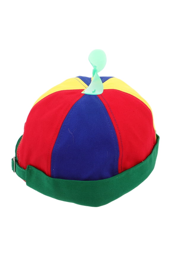 Cotton Baseball Cap with Detachable Propeller for Fun Summer Beach and Party Use