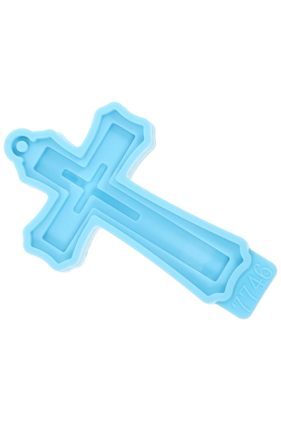 Silicone Cross Mold for Resin Keychains, Craft Supplies, Jewelry Making, and Resin Art Projects