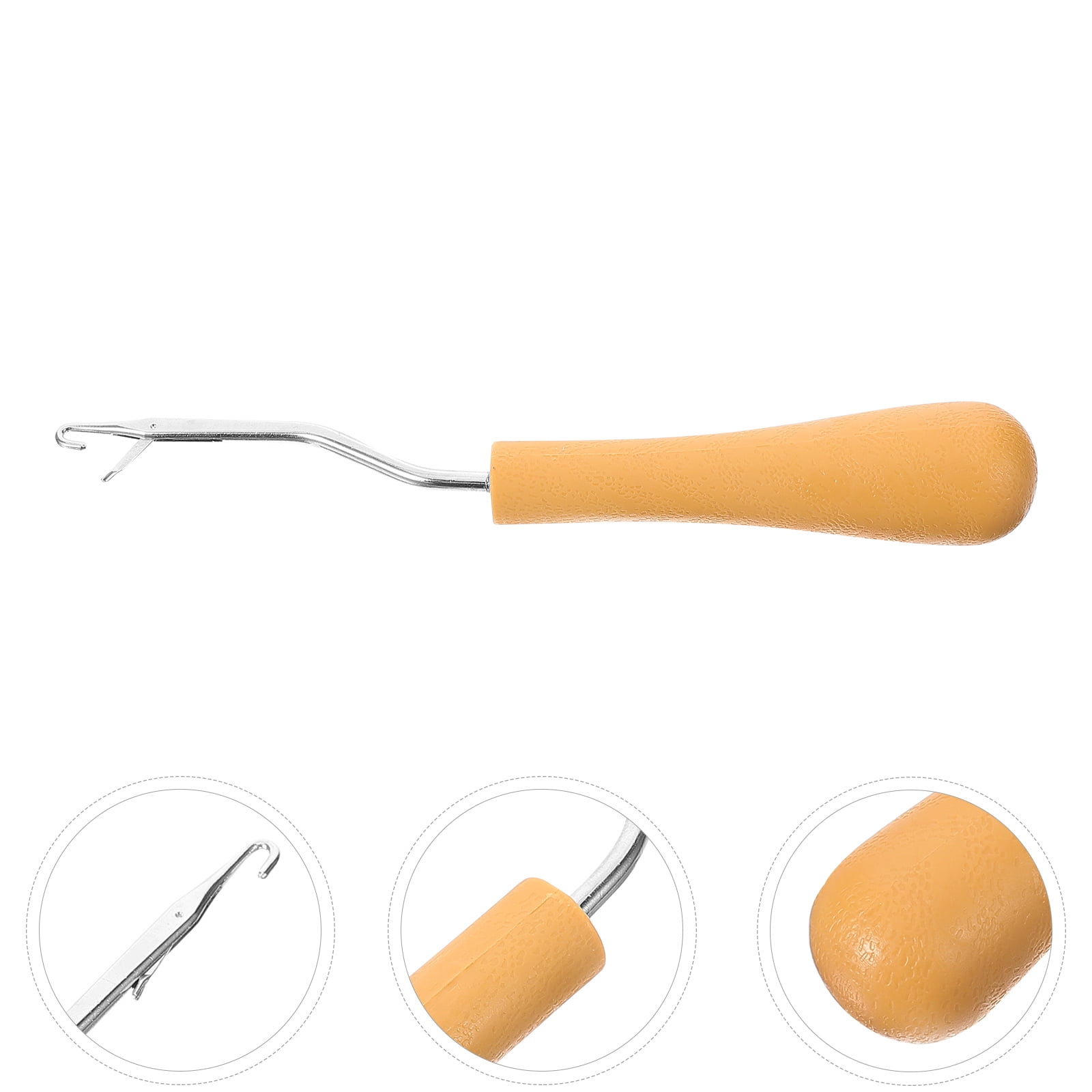 ELAYARD Khaki Ergonomic Crochet Hook for Yarn Crafts Sweaters Scarves