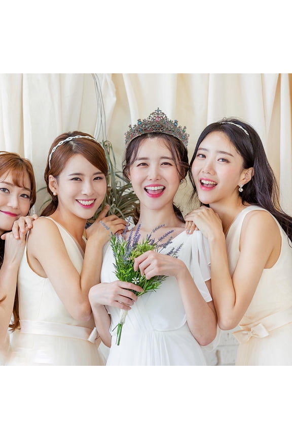 Bridal Headband with Rhinestones, Alloy Multi-Color Hair Jewelry for Weddings, Photoshoots, and Special Occasions