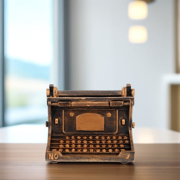 ELAYARD Flower Decor Resin Typewriter Shape Flowerpot Assorted Color 1Pack