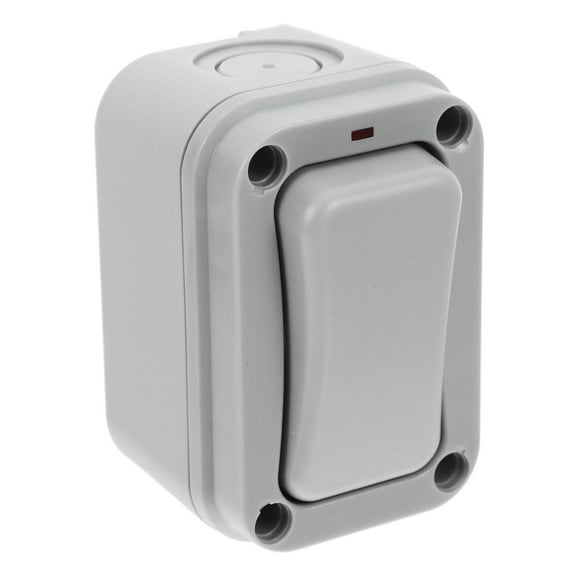 ELAYARD Dark Grey Weatherproof Doorbell Button with Night Light for Outdoor Use