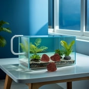 ELAYARD Dark Red Volcanic Lava Gravel for Aquarium Substrate Enhancing Clear Water and Root Support