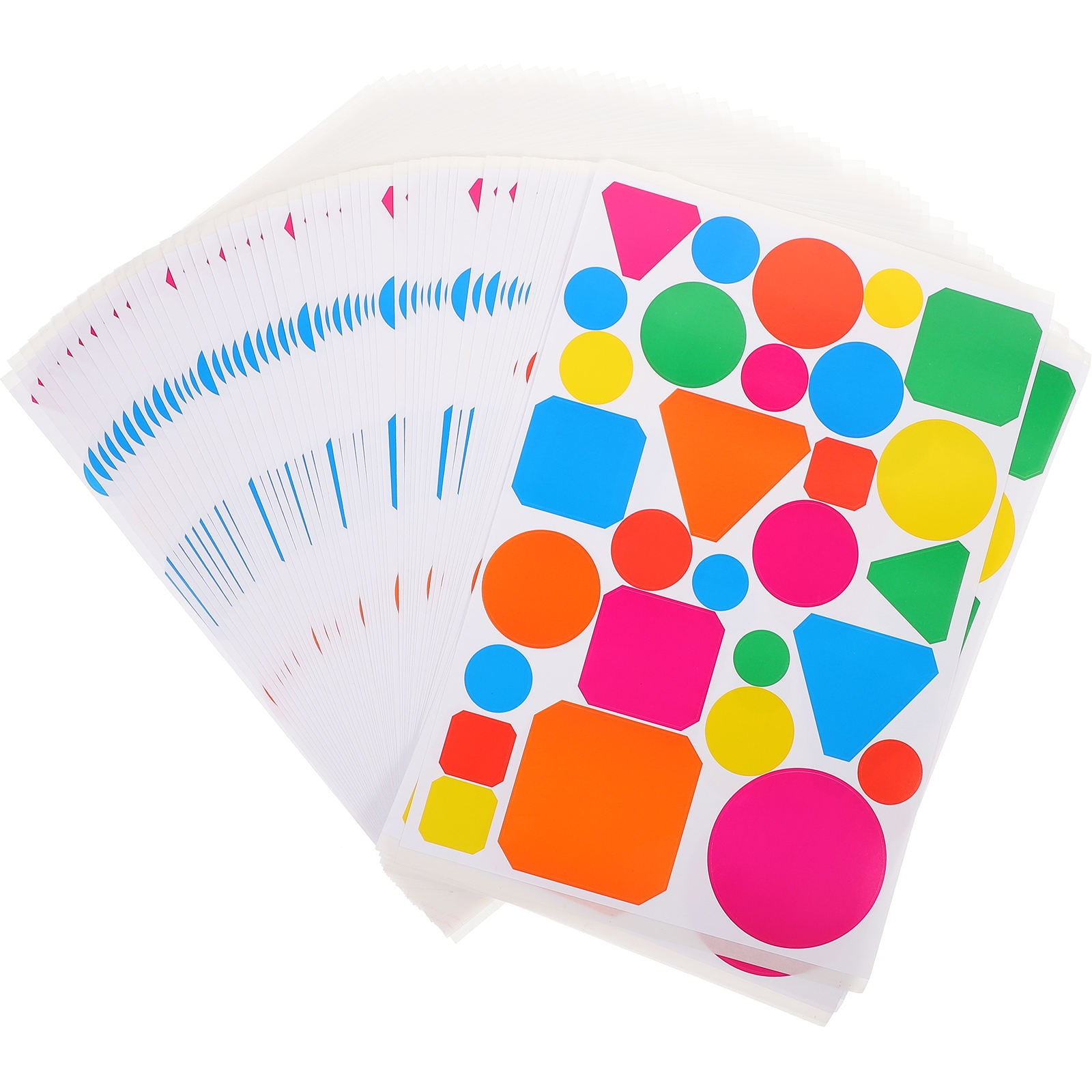 Labelling Stickers Images ELAYARD Multi-Function Decorative Irregular Shape Stickers in Assorted ...