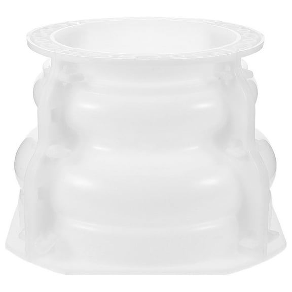ELAYARD White Faux Stone Concrete Mold for Outdoor Landscaping Projects, PP Material, 1 Set for Easy Garden Paths