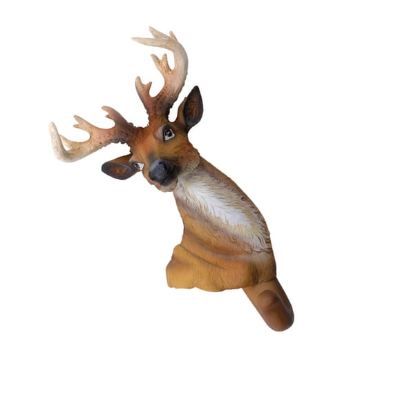 ELAYARD Multi-Color Resin Deer Wall Hook for Hanging, Decorative for Home Interior, 1 Piece