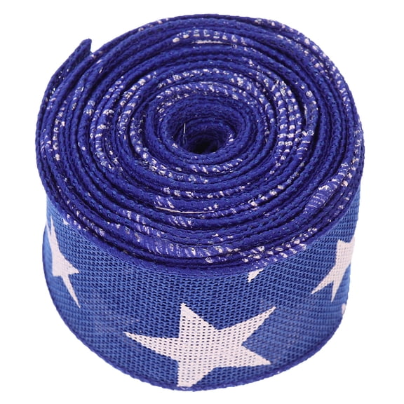 ELAYARD Blue Star Ribbon Wrapping and Craft Decor Polyester Durable