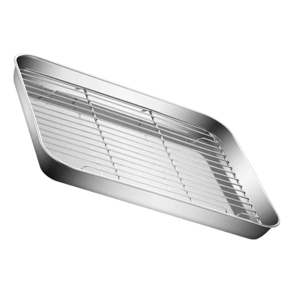 ELAYARD Baking Sheet with Rack Stainless Steel for Grilling and Baking 1Set