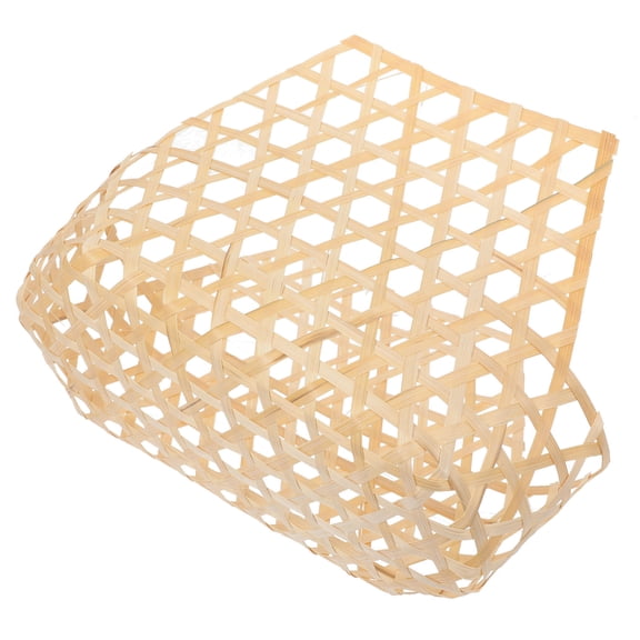 ELAYARD Lightweight Khaki Woven Storage Basket, Portable Organizer for Hiking, Camping, Outdoor Adventures and Travel
