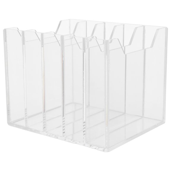 ELAYARD Desktop Phone Storage Case with Spacious Compartments and Transparent Acrylic Design