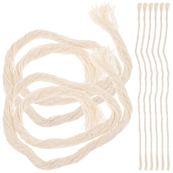 ELAYARD Diy Lamp Wick 8Pcs Hemp Rope Light Yellow for Porch Lighting