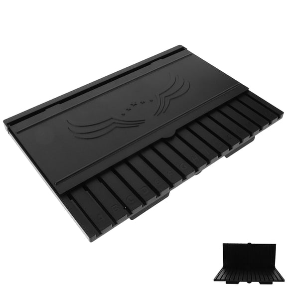 ELAYARD Plastic Model Organizer Display Stand for Hobby Storage and Craft Supplies, Black Organizer