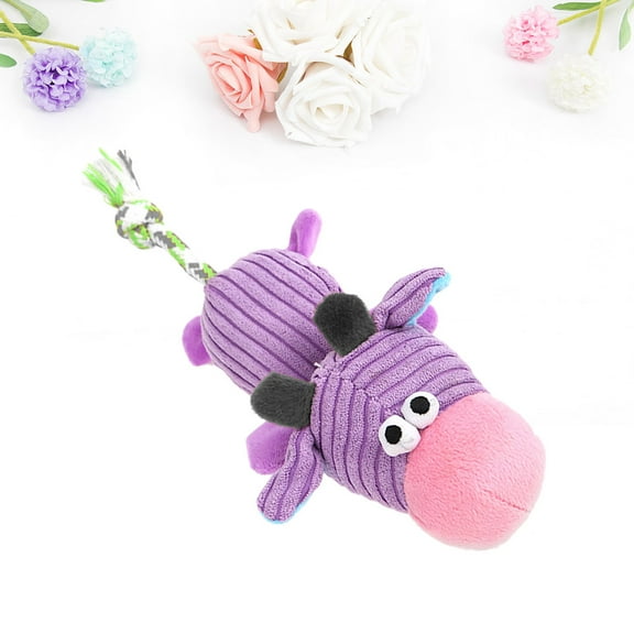 ELAYARD Squeaker Dog Toy Pet Dog Plush Toy with Squeak Sound 1Set