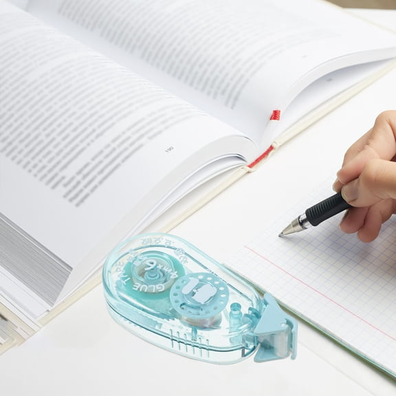 ELAYARD Blue Double Sided Tape Roller Adhesive Dots for Scrapbooking Journals and Crafts