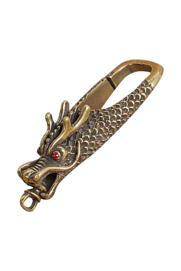 Dragon Key Chain Brass Key Holder Keyring 1Set for Women