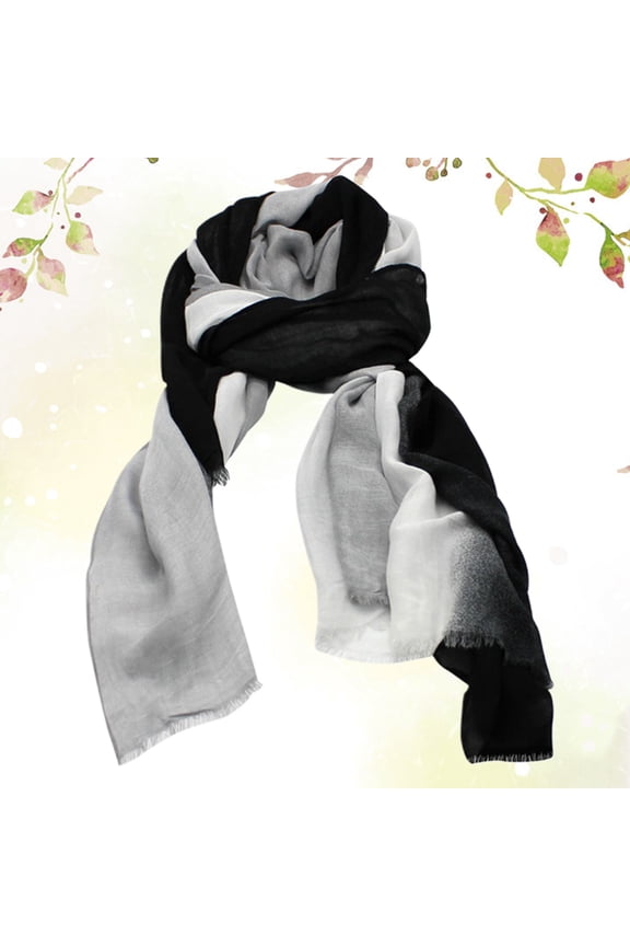 1Pc Sunscreen Shawl Silk Scarf Cotton Linen Lightweight Fashion Decoration