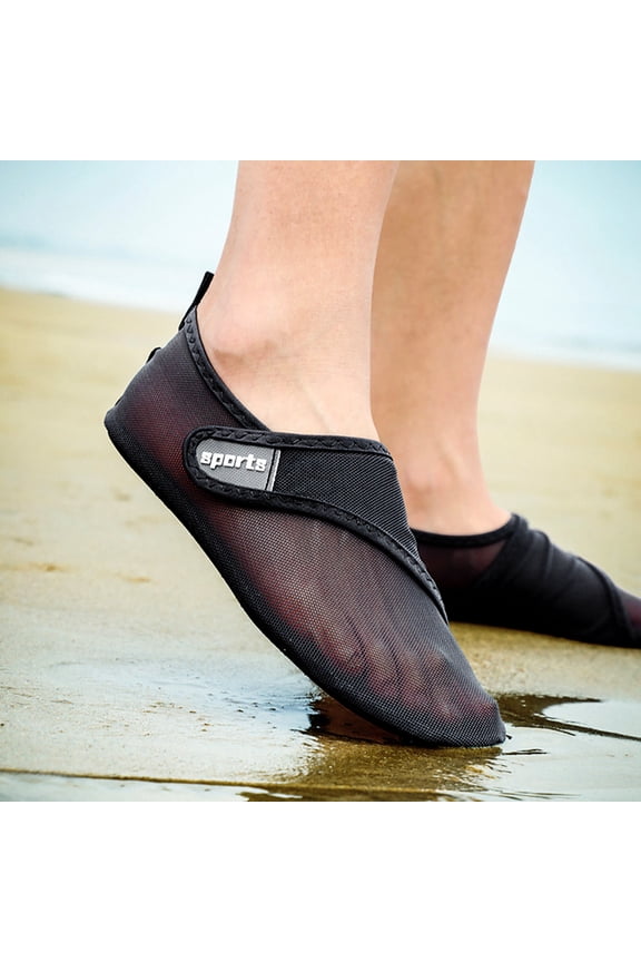 Wading Barefoot Shoes Soft Breathable Black Comfortable for Beach Wear