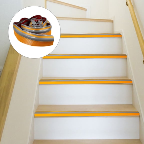 ELAYARD PVC Yellow Anti- Stair Treads 2M Length for Safe Stair Use