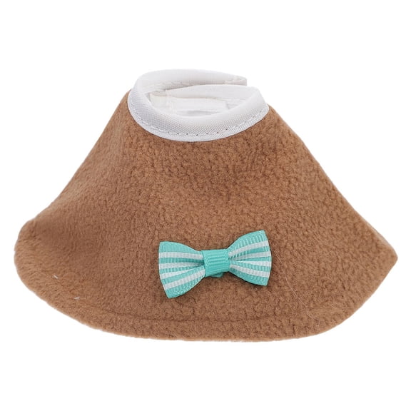 ELAYARD Parrot Neck Collar Khaki Soft Reusable Bird Protective Cone for Pet Post Surgery