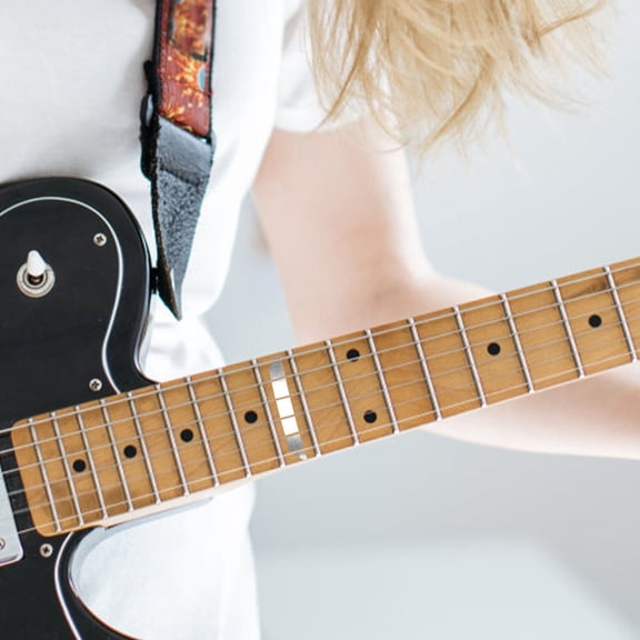 ELAYARD Durable Plated Silver Guitar Stickers Easy to Apply and Remove for Guitar and Bass DIY