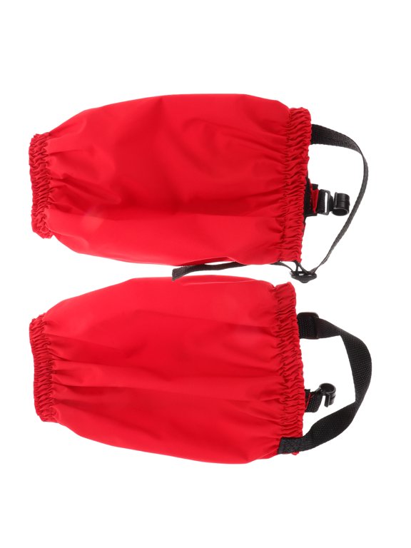 Red Boot Gaiters for Hiking, Snow, Mud and Outdoor Adventure
