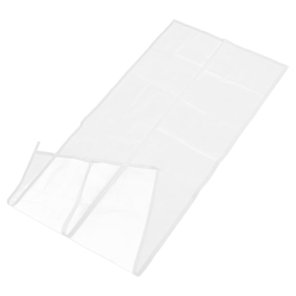 ELAYARD Heavy Duty White Pet Screen Door with Zipper Closure for Secure and Easy Use