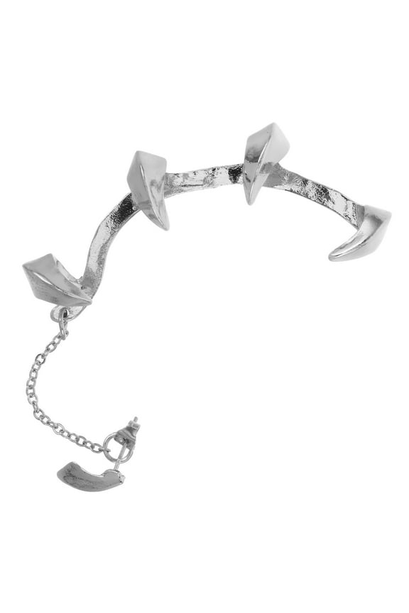 Alloy Claw Design ClipOn Earrings for Prom Party Wedding Decoration Women's's Formal Ear Jewelry Size 1.5 in