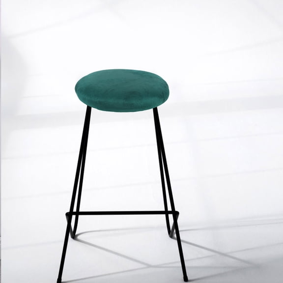 ELAYARD Dark Green Round Seat Cushion Replacement for Bar and Kitchen Stools - Comfortable, Easy to Install,