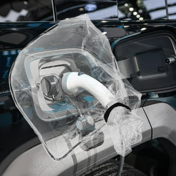 ELAYARD Easy Install Transparent Electric Vehicle Charger Port Cover ...
