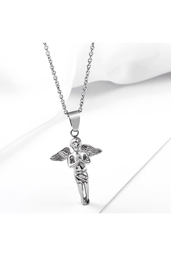 Fashionable Clavicle Chain Necklace with Angel Pendant for Neck Jewelry