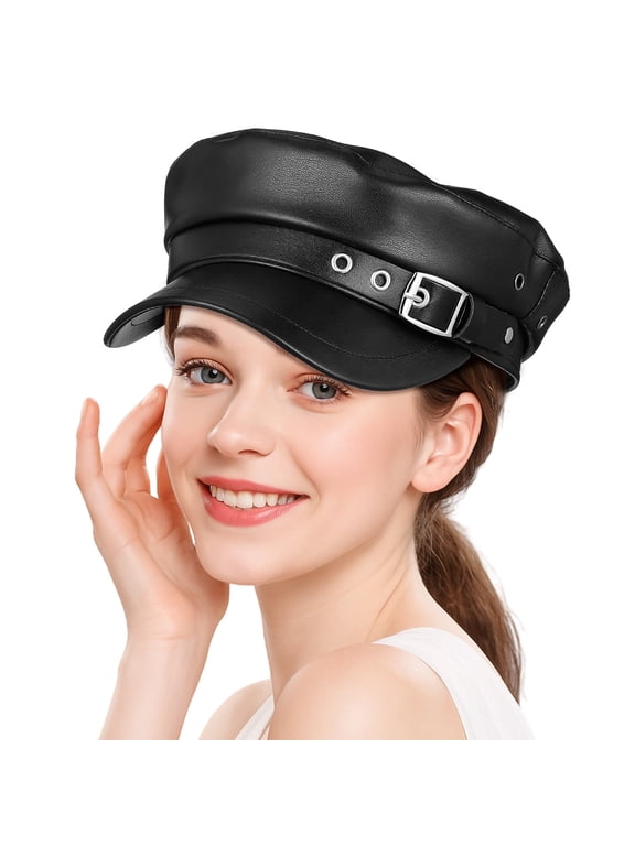 Black Captain Hat Durable Design for Sailing Party Costume and Cosplay