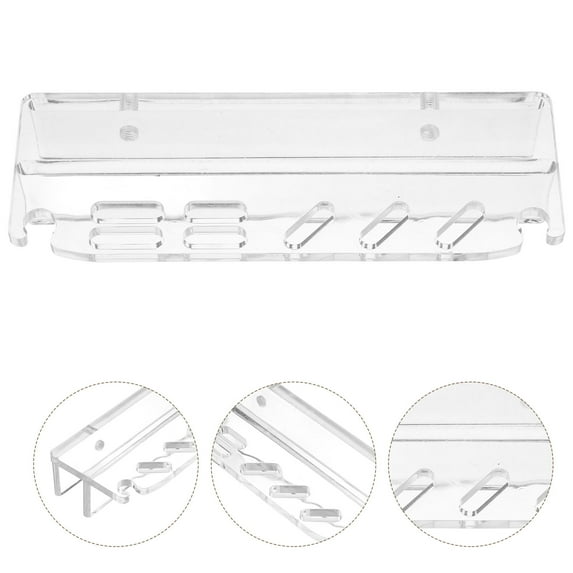 ELAYARD Fish Tank Cleaning Brush Set with Transparent Acrylic Handle, Practical Design, 1 Pack for Aquarium Maintenance